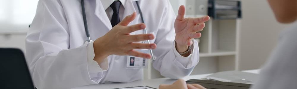 doctor talking to a patient