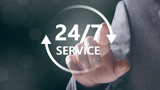 24/7 service graphic